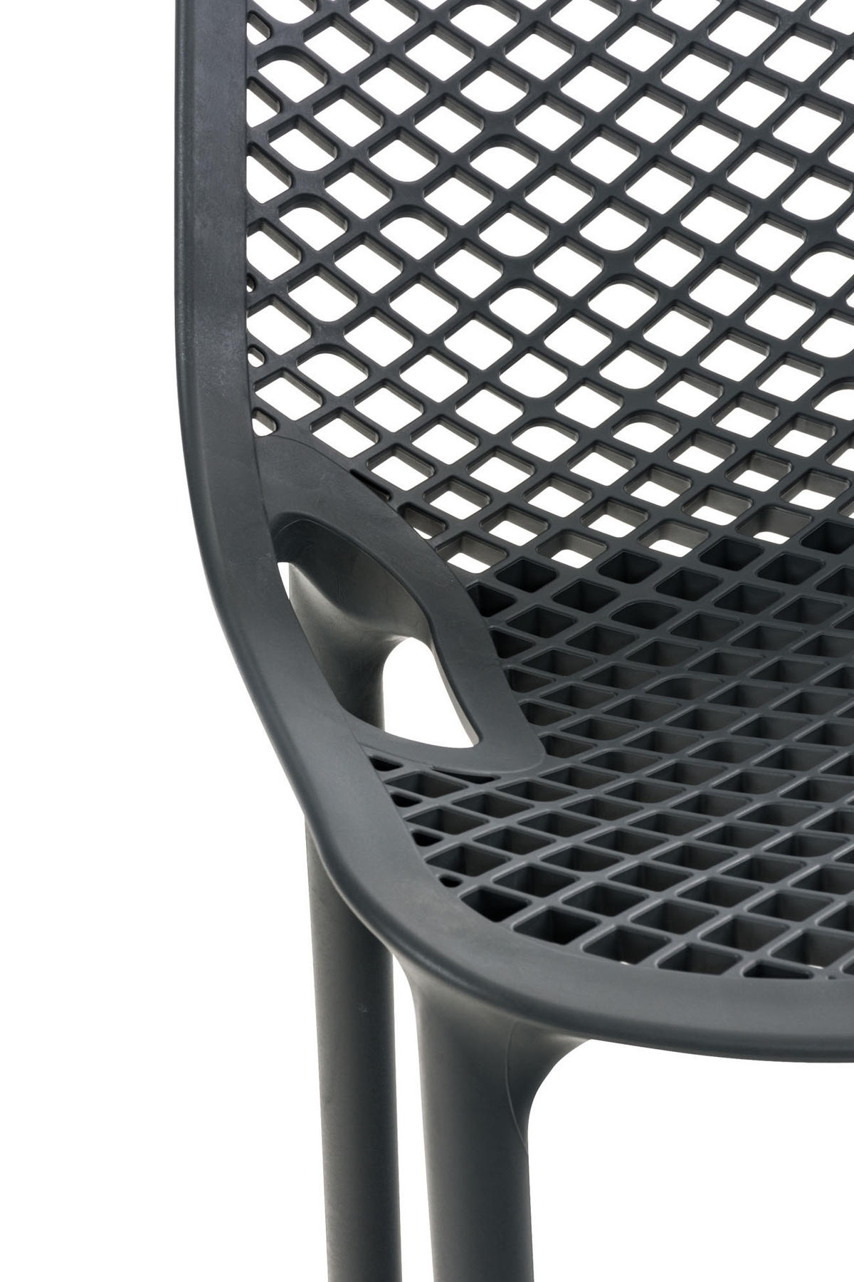 BARHOCKER 2er Set Kunststoff dunkelgrau - Dunkelgrau, Kunststoff (45/105/53cm) - CLP