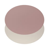 PLATZSET, Oval, Altrosa/Stein 45 x 34 cm - Altrosa, Textil (45/35/0.5cm) - Freeform