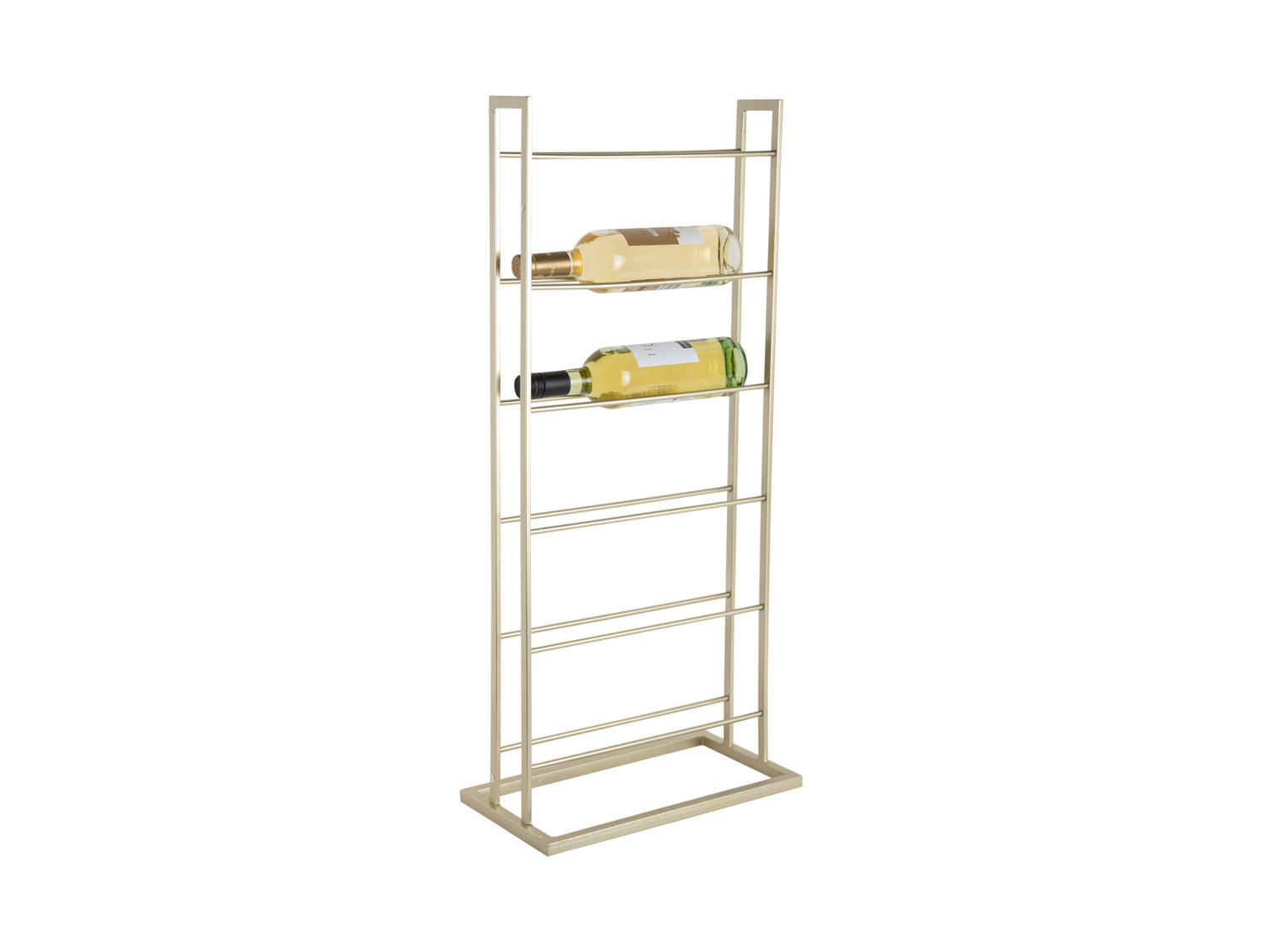 WEINREGAL Single Floor 38/20/84 cm - Goldfarben, Metall (20/84/38cm) - Present Time