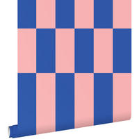 TAPETE Streifen 50 x 900 cm - Pink, Papier (50/900cm) - ESTAhome