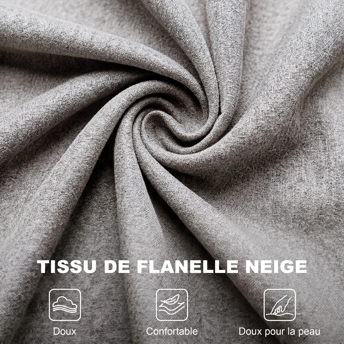SESSEL DE SALON DE-13408 Gris - Grau, Textil (86/102/74cm) - ComfortXL