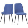 ESSZIMMERSTÜHLE Bono 2er Set Blau - Blau, Textil (55/85/48cm) - Albatros