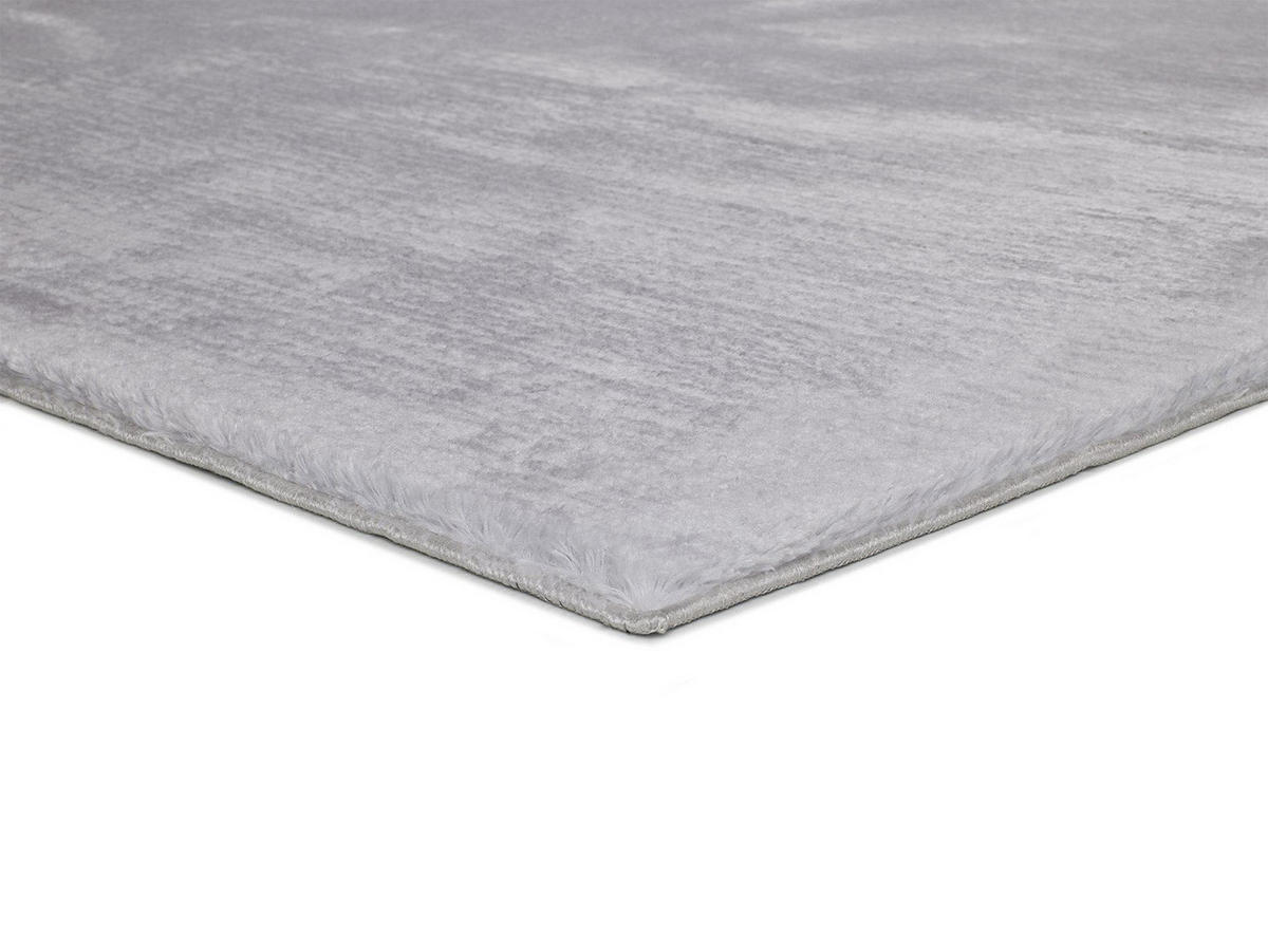 WEBTEPPICH waschbar Silber Loft 80/150 cm - Silberfarben, Textil (80/150cm) - Atticgo