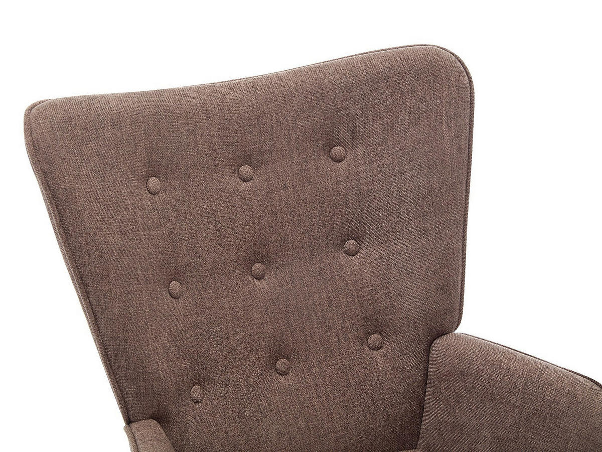 SESSEL - Stoff - Taupe - VATELY - Braun, Textil (69/95.5/78cm) - Vente-Unique