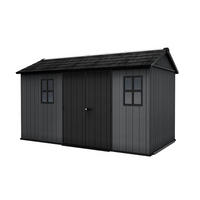 GARTENHAUS Newton - Grau, Kunststoff (413/246/230cm) - Keter