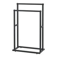 HANDTUCHSTÄNDER Omalo - Schwarz, Metall (48/78/24cm) - [en.casa]