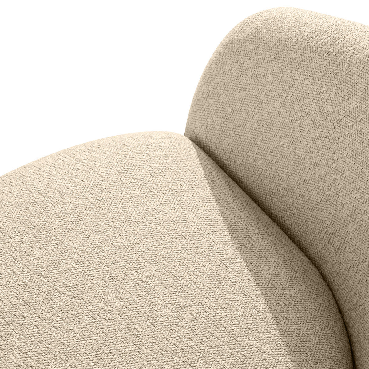 GARTENMÖBELSET SOLIS Gartenlounge-Set, creme/rot - Creme, Textil/Metall - KONSIMO®