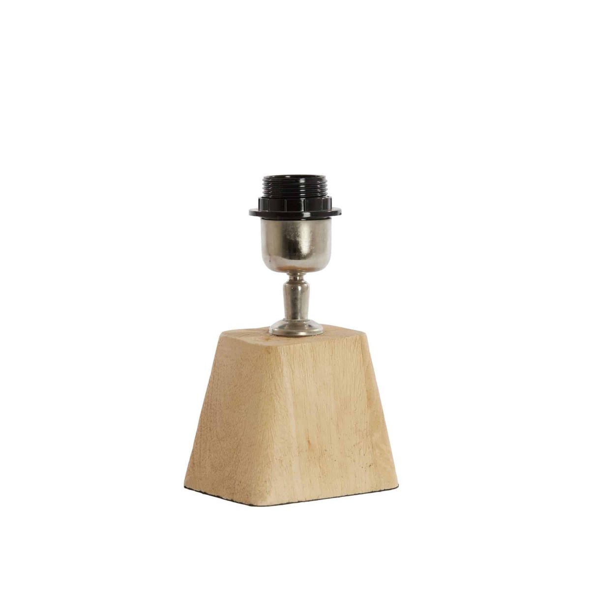 LAMPENFUSS Kardan Braun 11/9/19 cm - Braun, Holz (11/9/19cm) - Light & Living