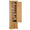 SCHUHSCHRANK TEQUILA - Braun, Holz (53/190/38cm) - IDIMEX