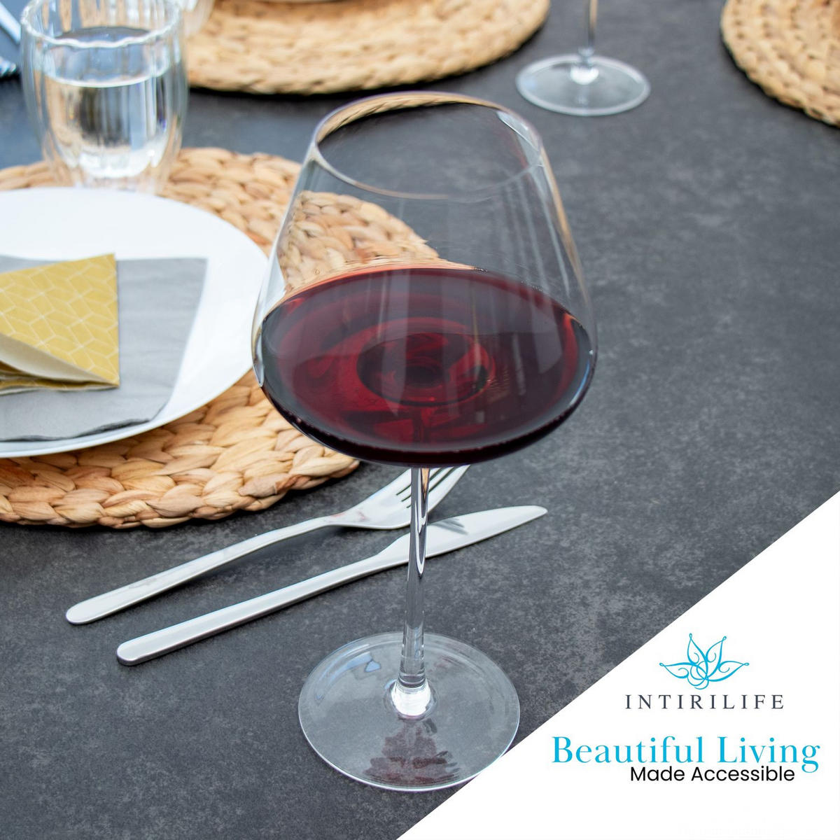 WEINGLÄSER 600 ml (2er Set) - Transparent, Glas (0.6L) - Intirilife