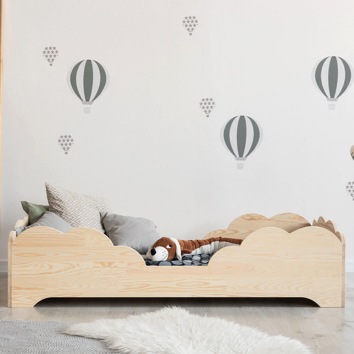 POSTEĽ 90/200 Josy Prírodné drevo - hnedá, drevo (90/200cm) - Petits-meubles