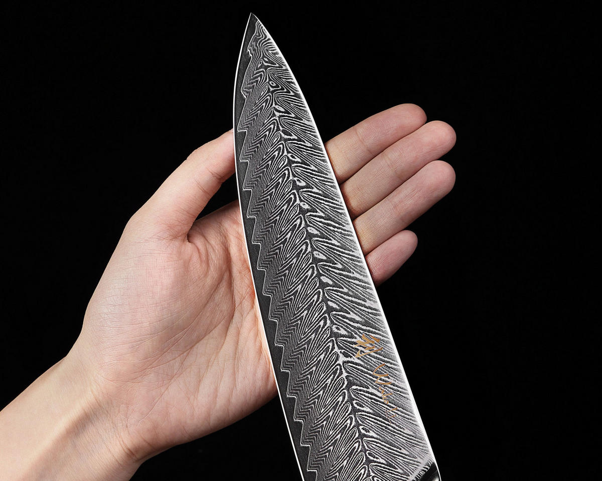 MESSER-SET 6-TEILIG 9–20 cm - Dunkelrot, Holz/Metall (1/1/1cm) - Wakoli