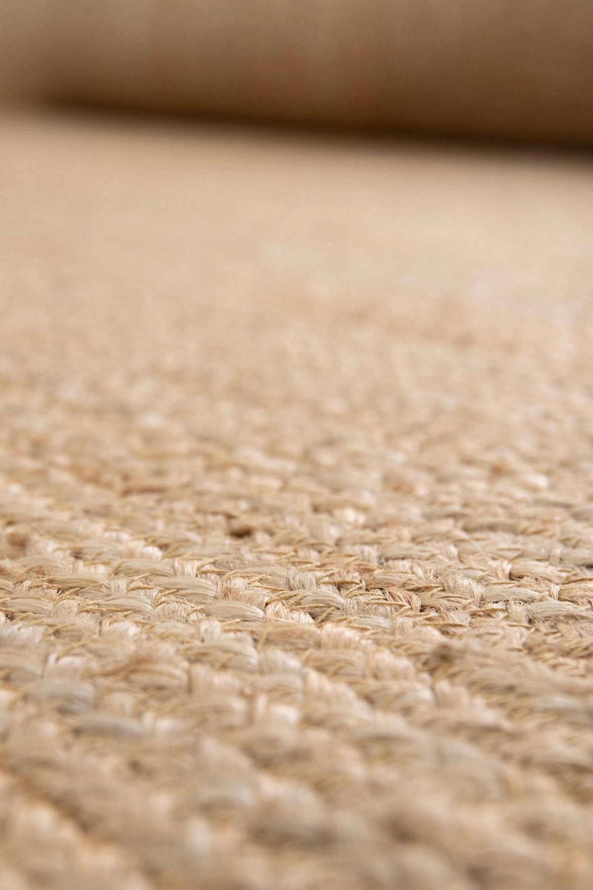 TEPPICH Design handgefertigt Jute beige - Beige, Naturmaterialien (120/170cm) - AFK Living