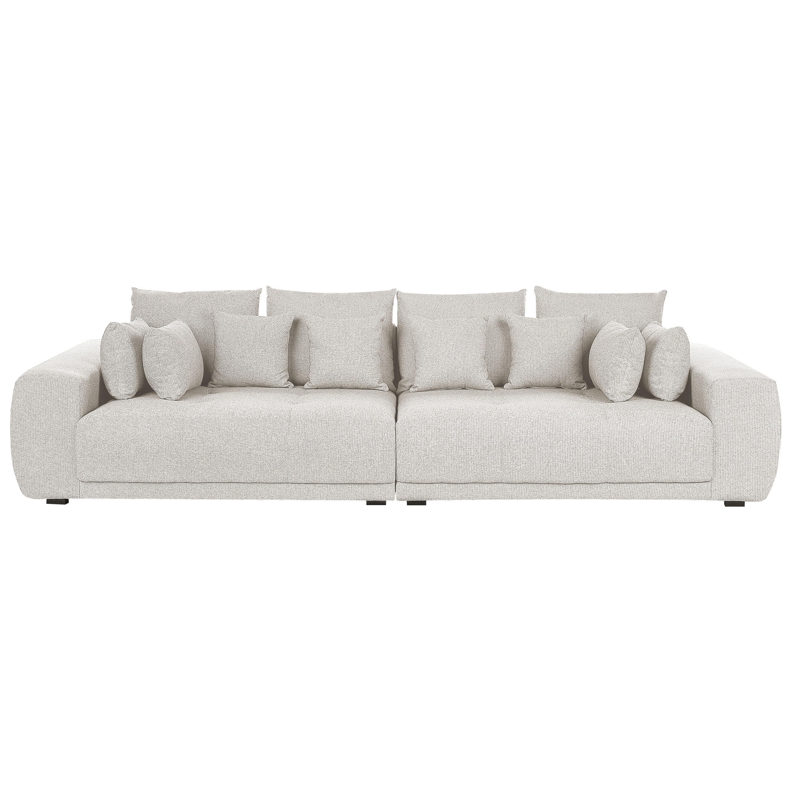4-SITZER-SOFA Polsterbezug Beige Torpo - Beige, Textil (308/84/136cm) - Beliani