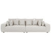 4-SITZER-SOFA Polsterbezug Beige Torpo - Beige, Textil (308/84/136cm) - Beliani