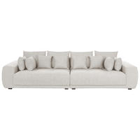 WOHNLANDSCHAFT Polsterbezug Beige Torpo - Beige, Textil (308/84/136cm) - Beliani