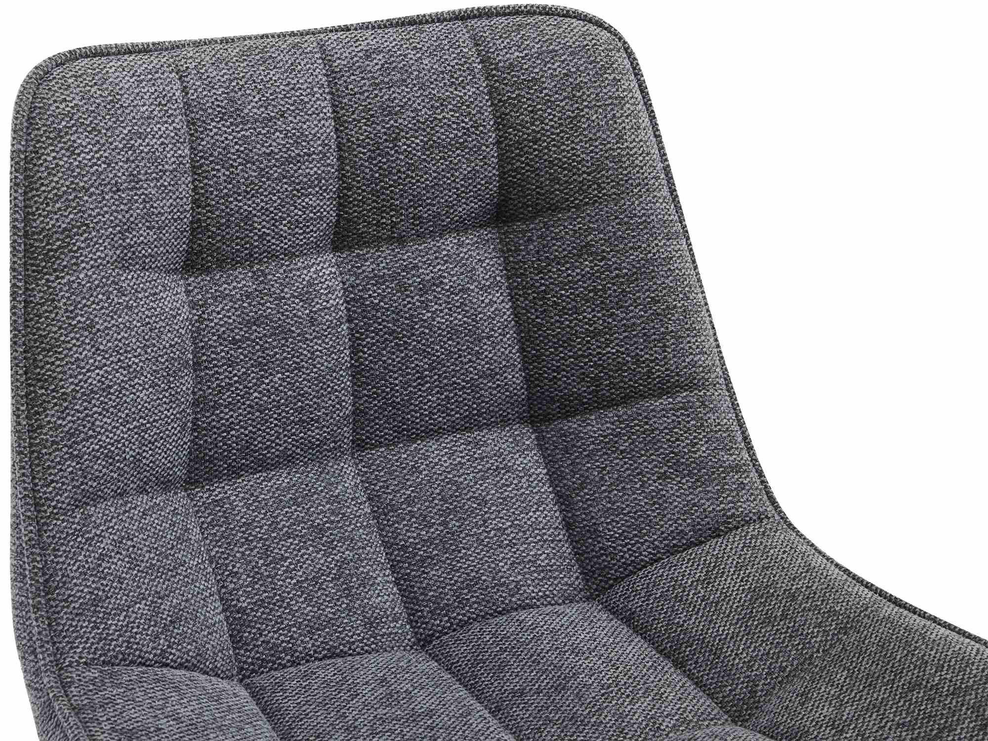 BARHOCKER Stoff dunkelgrau - Dunkelgrau/Schwarz, Textil/Metall (47/106/52cm) - CLP