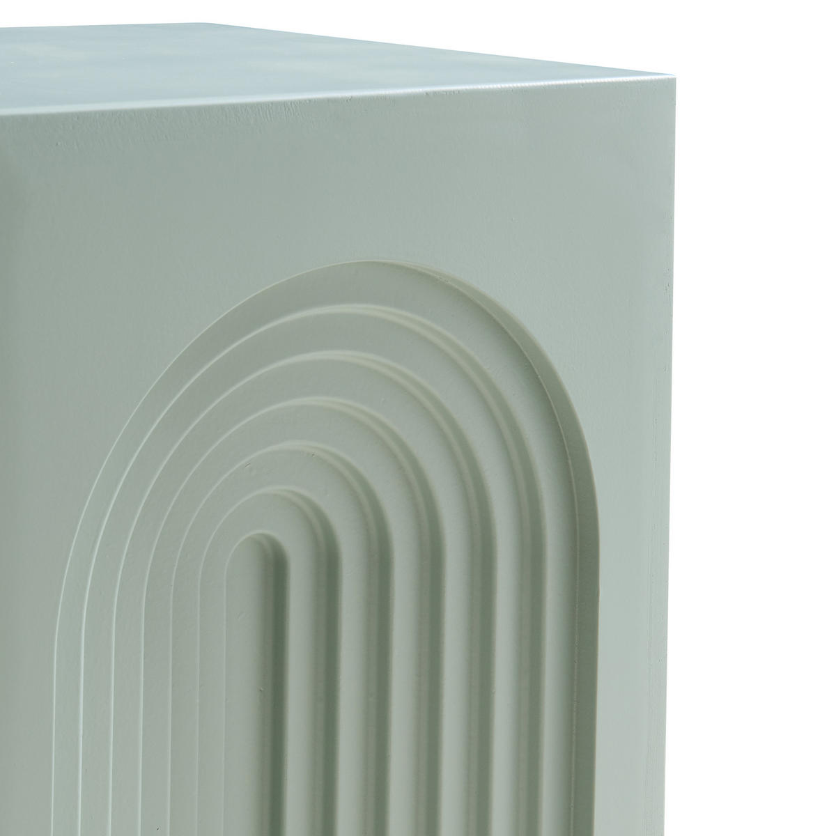 ODKLÁDACÍ STOLEK Elverumn - zelená barva, kompozitní dřevo (35/35/45cm) - [en.casa]