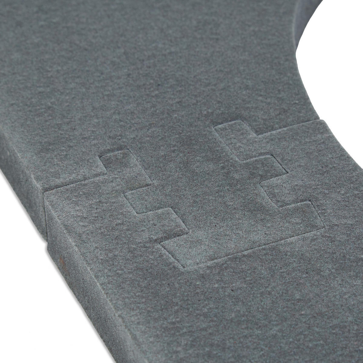 DARTSCHEIBE Schutzring - Grau, Textil (71/3/71cm) - Relaxdays