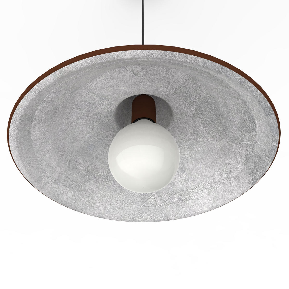 HÄNGELEUCHTE - Braun, Metall (45/45/25cm) - Lumicom