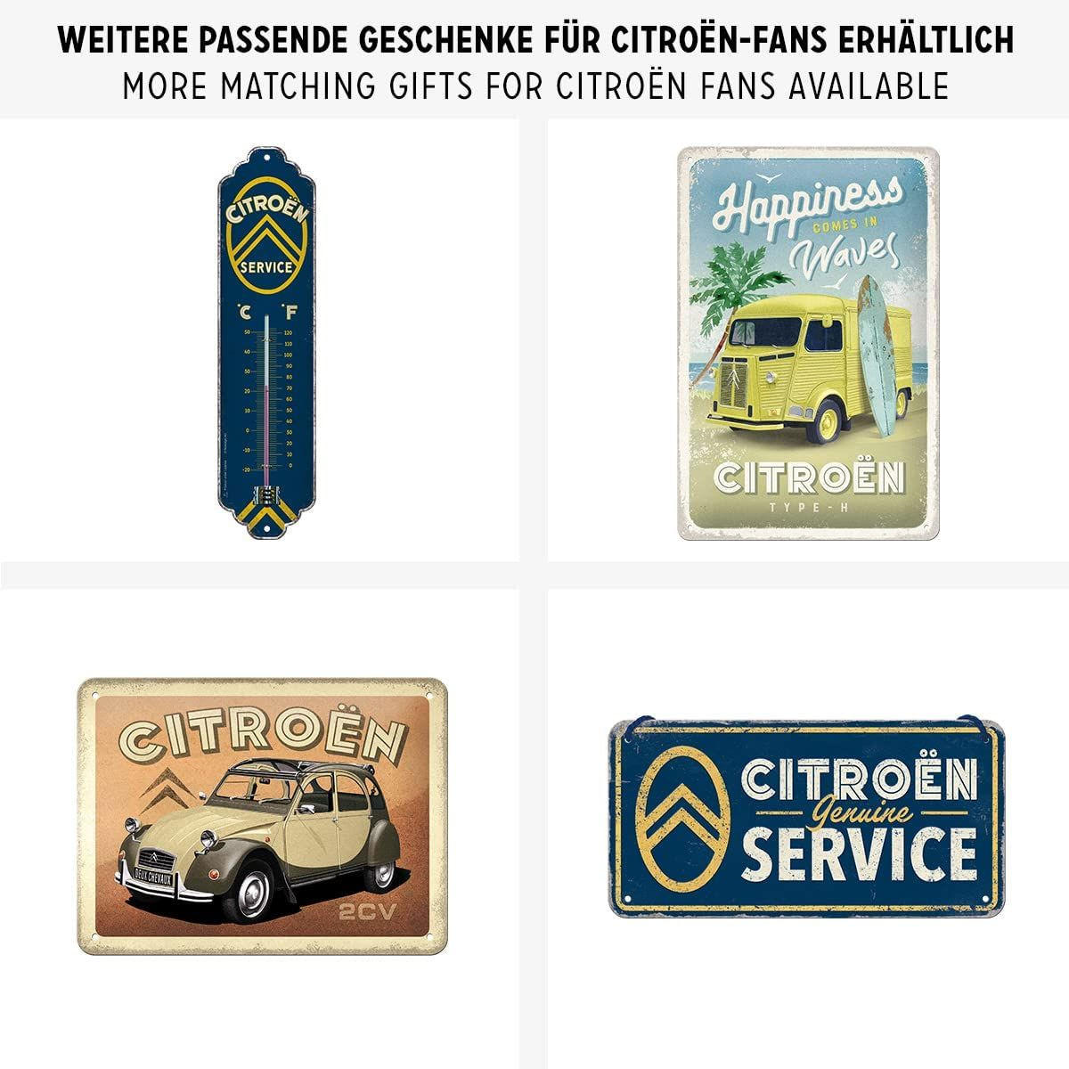KAFFEETASSE 330 ml Citroen Service & Repairs - Multicolor, Keramik (0.33L) - Nostalgic-Art