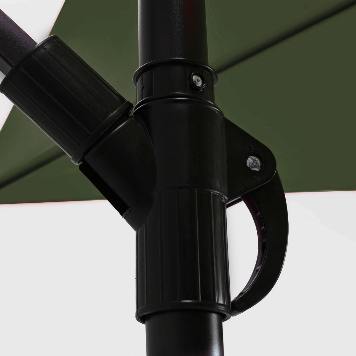 SONNENSCHIRM, Kaktusgrün - Grün, Metall (300/300cm) - Oviala