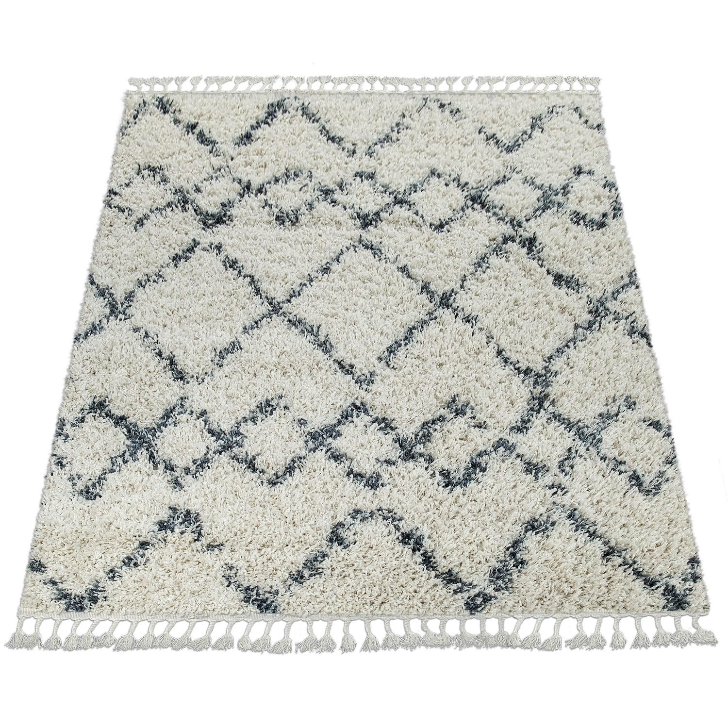 HOCHFLORTEPPICH 60/100 cm Nador 757 - Creme, Kunststoff (60/100cm) - Paco Home