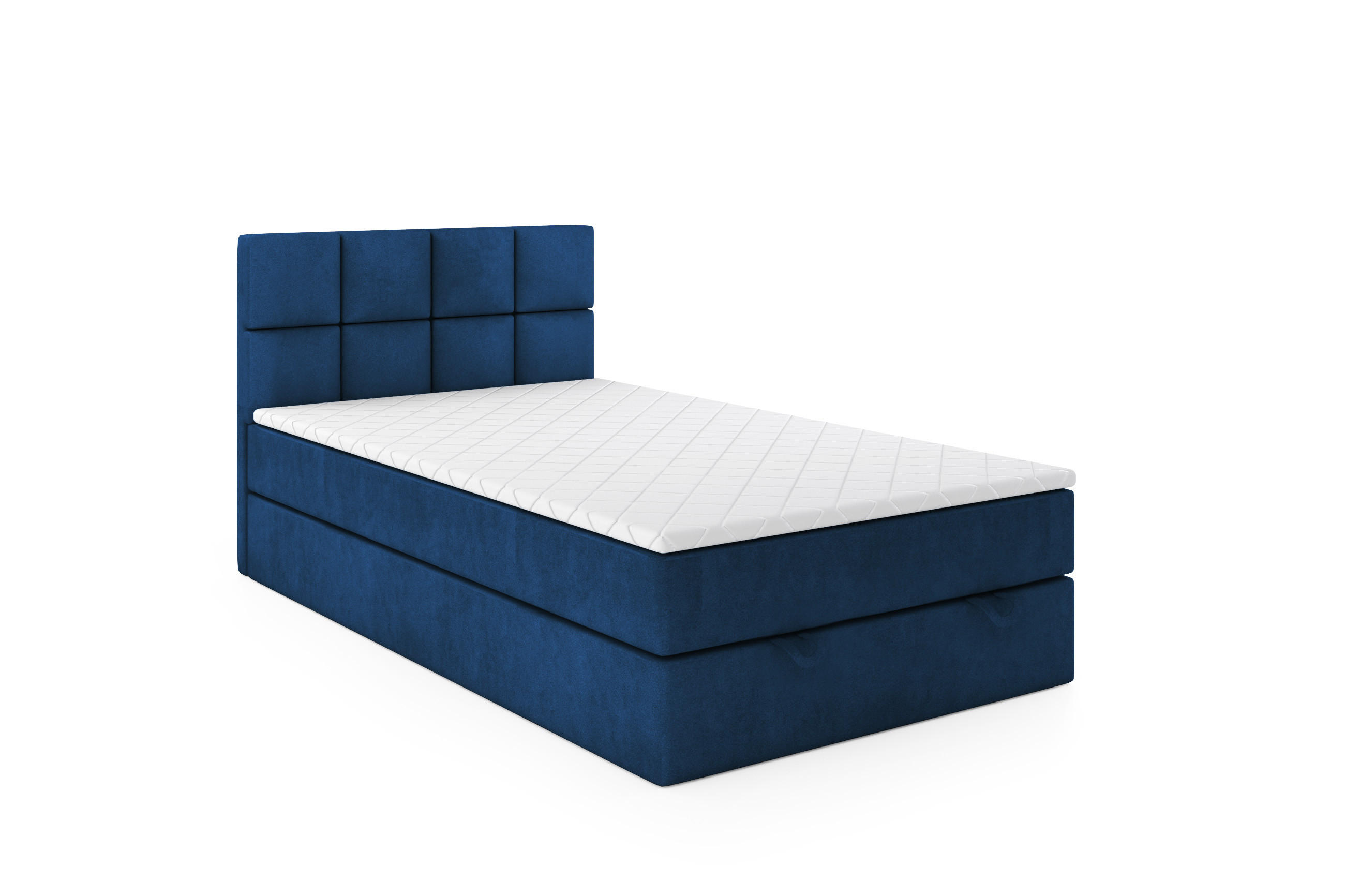BOXBETT OLAF 100 x 200 Blau - Blau, Textil/Metall (100/200cm) - VLR BEDS