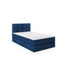 BOXBETT OLAF 100 x 200 Blau - Blau, Textil/Metall (100/200cm)