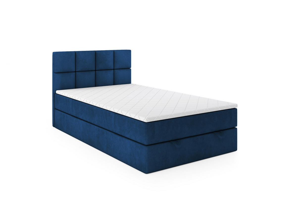 BOXBETT OLAF 100 x 200 Blau - Blau, Textil/Metall (100/200cm) - VLR BEDS