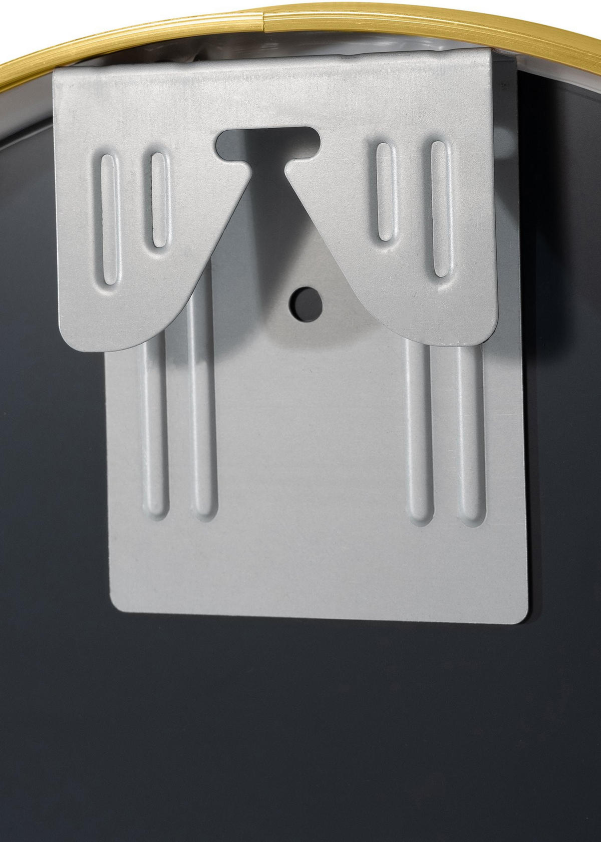 WANDSPIEGEL Gdansk Metall Gold glanz Runder Spiegel - Goldfarben, Metall (60/60/3cm) - DELUKE