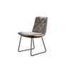 STUHL NEW CHARME Grau Velvet - Hellgrau/Grau, Textil (52/87/66cm) - KAWOLA