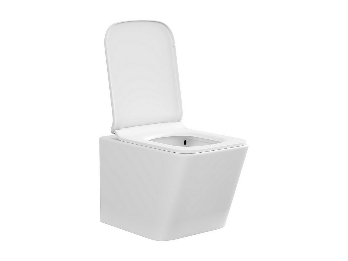 HÄNGE WC - 35.5 cm x 51.5 cm - keramik - weiß Clemona - Weiß, Keramik (35.5/34/51.5cm) - Vente-Unique