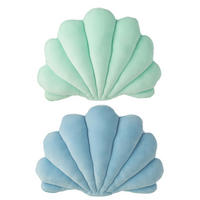 KISSEN POLY Blau - Blau, Textil (30/37cm) - J-Line