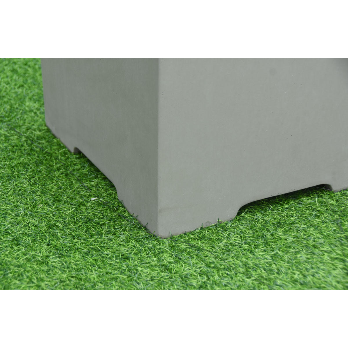 ABDECKUNG für 5 kg Gasflaschen in Beton-Optik grau - Grau, Stein (45/58/45cm) - Elementi
