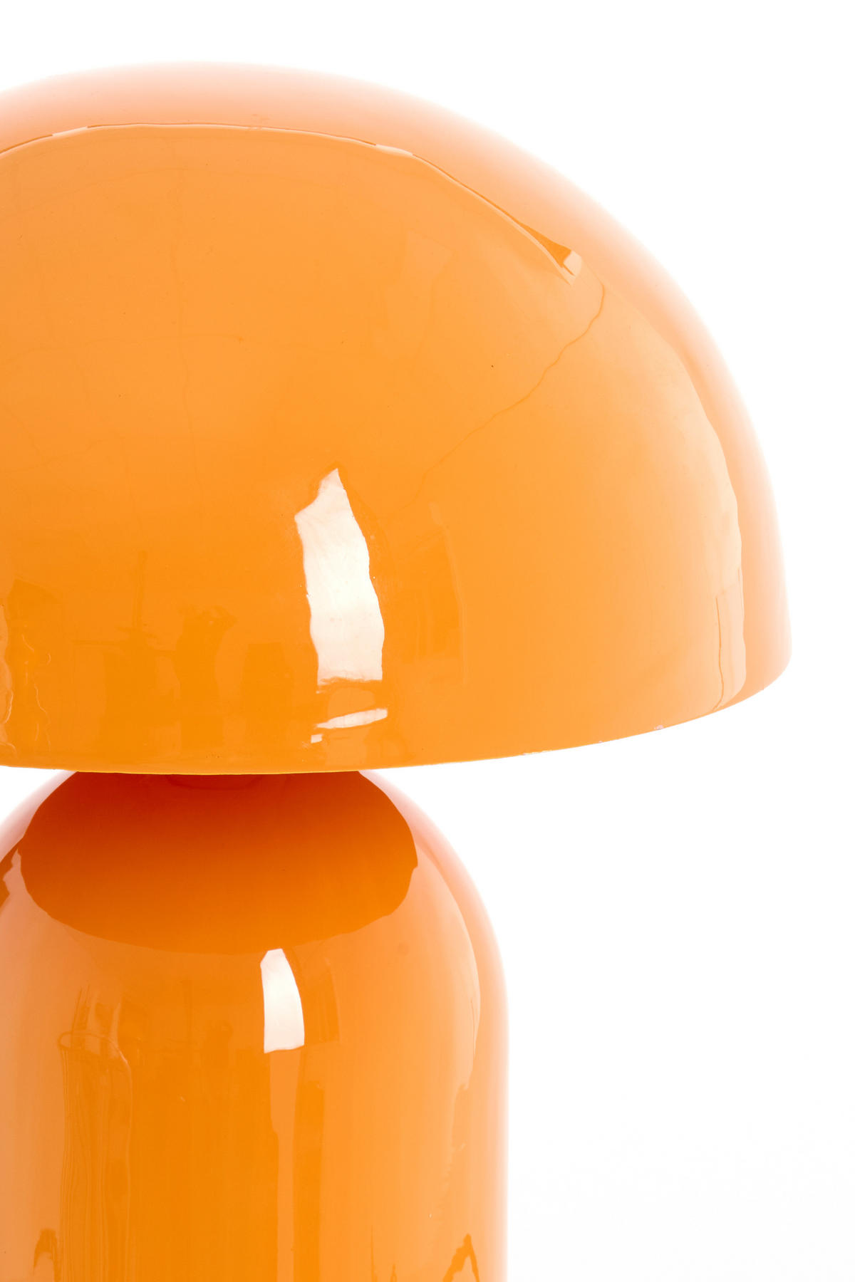 TISCHLAMPE Tolima Orange Ø30/40 cm - Orange, Metall (30/30/40cm) - Light & Living
