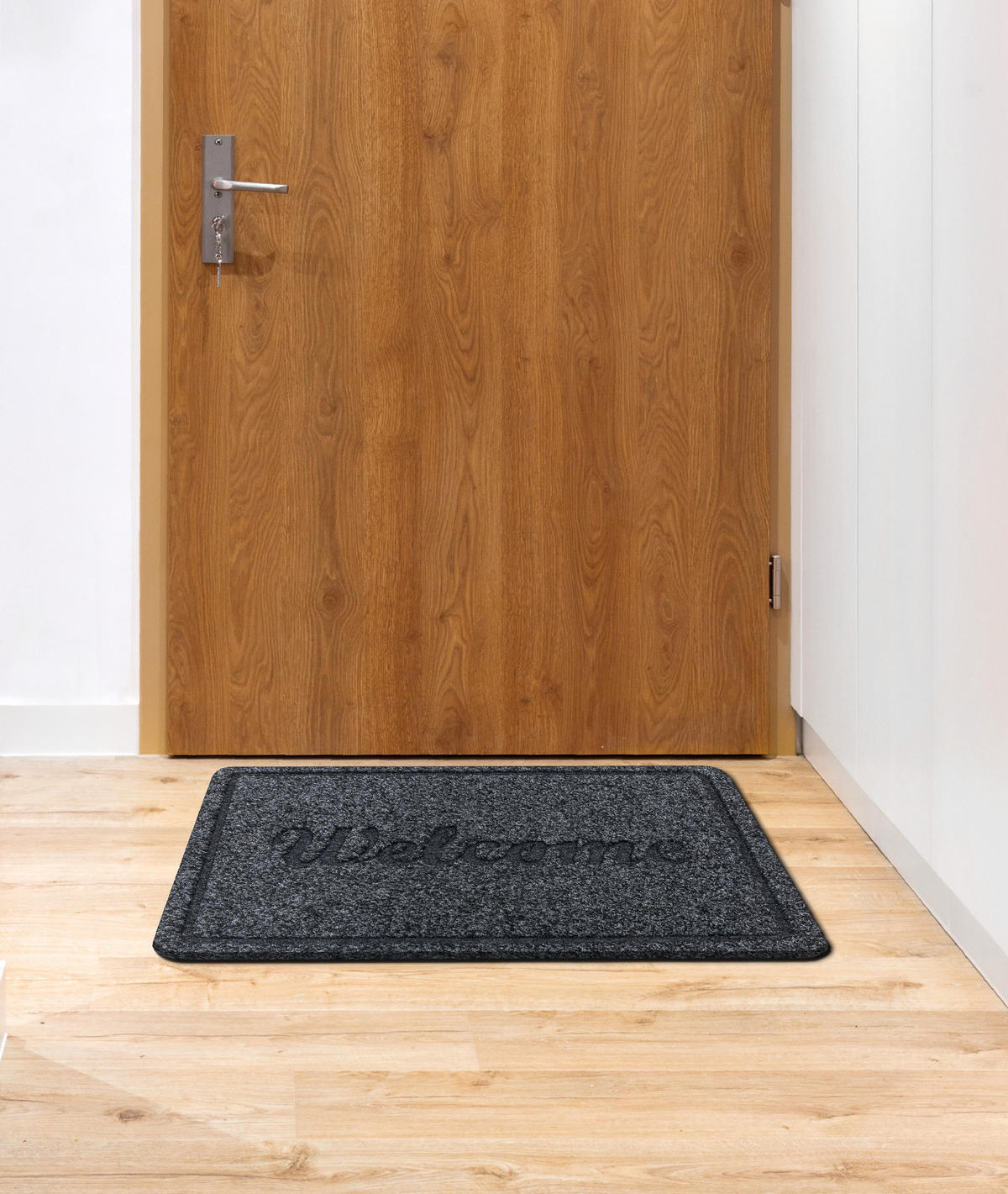 TÜRMATTE WELCOME 2098 40/60 cm - Grau, Textil (40/60cm) - rugsX