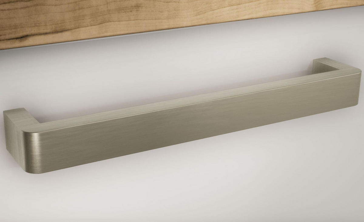 50 Möbelgriffe BA 192mm, Küchengriffe Edelstahl gebürstet, Griffe - Silberfarben, Metall (2/3.5/23.4cm) - Livingpoint24