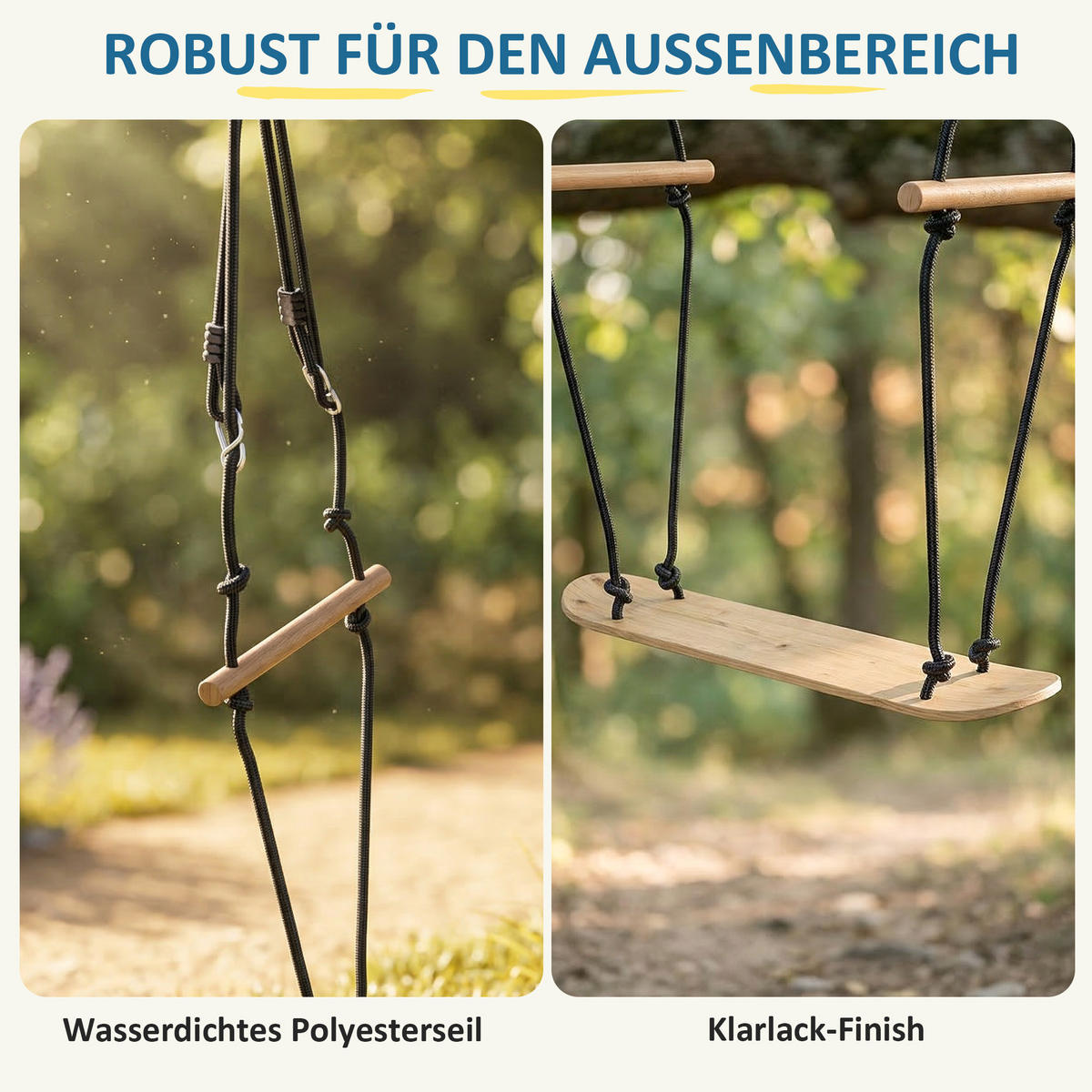 SKATEBOARD-SCHAUKEL Ahorn-Sperrholz Buchenholz Naturholz - Naturfarben, Holz (40/79cm) - AIYAPLAY