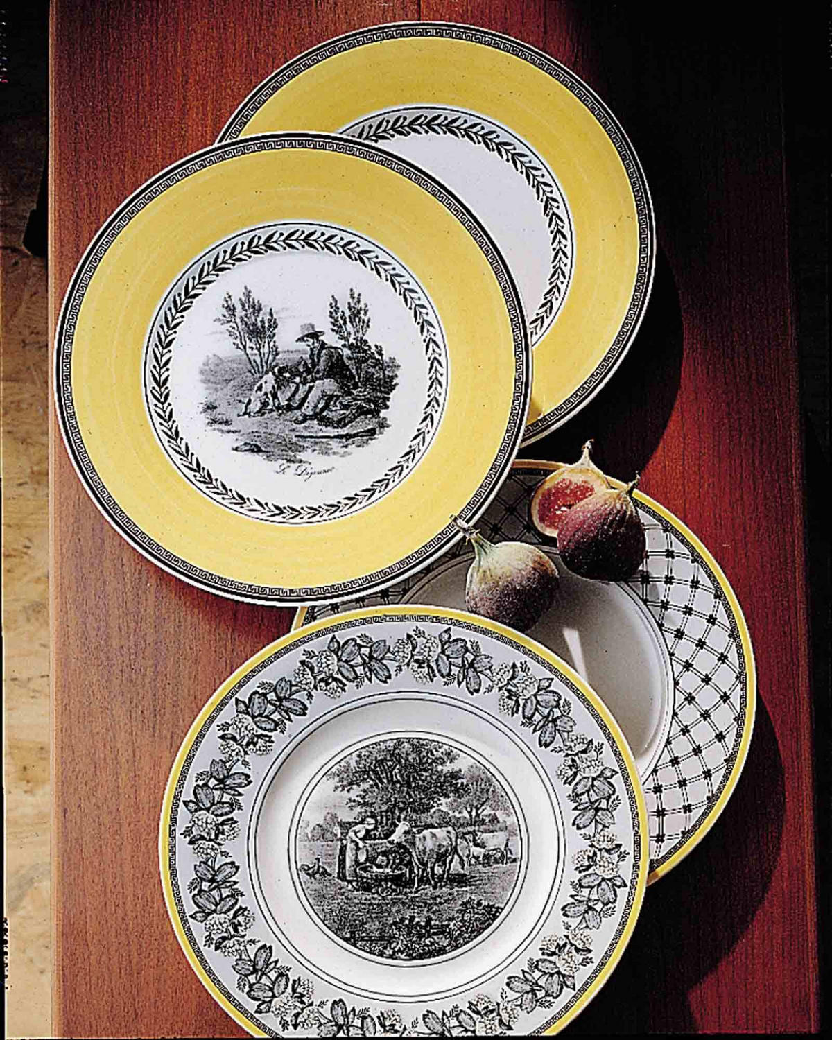 FRÜHSTÜCKSTELLER Audun Fleur weiß-grau-gelb ø 21,6 cm 6er Set - Gelb/Weiß, Keramik (21.6cm) - Villeroy & Boch