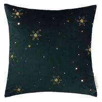 ZIERKISSENHÜLLE Sparkling Stars dunkelgrün 38x38cm - Dunkelgrün, Textil (38/38cm) - Tom Tailor