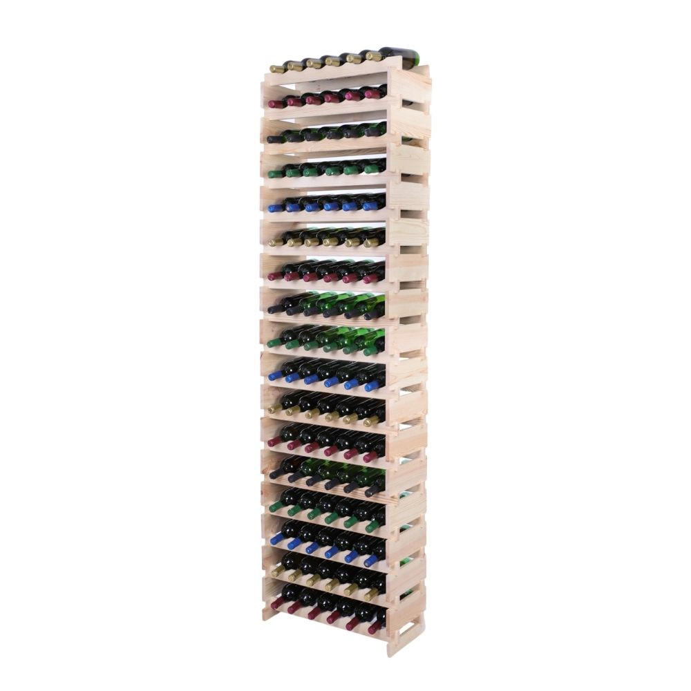 Proregal Weinregal Natur 65x233x28 cm
