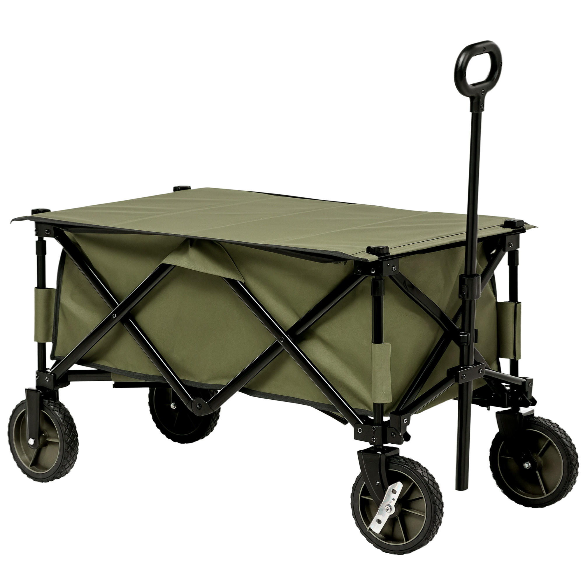 GARTENWAGEN DE-18762 - Grün, Metall (55/93/108cm) - ComfortXL