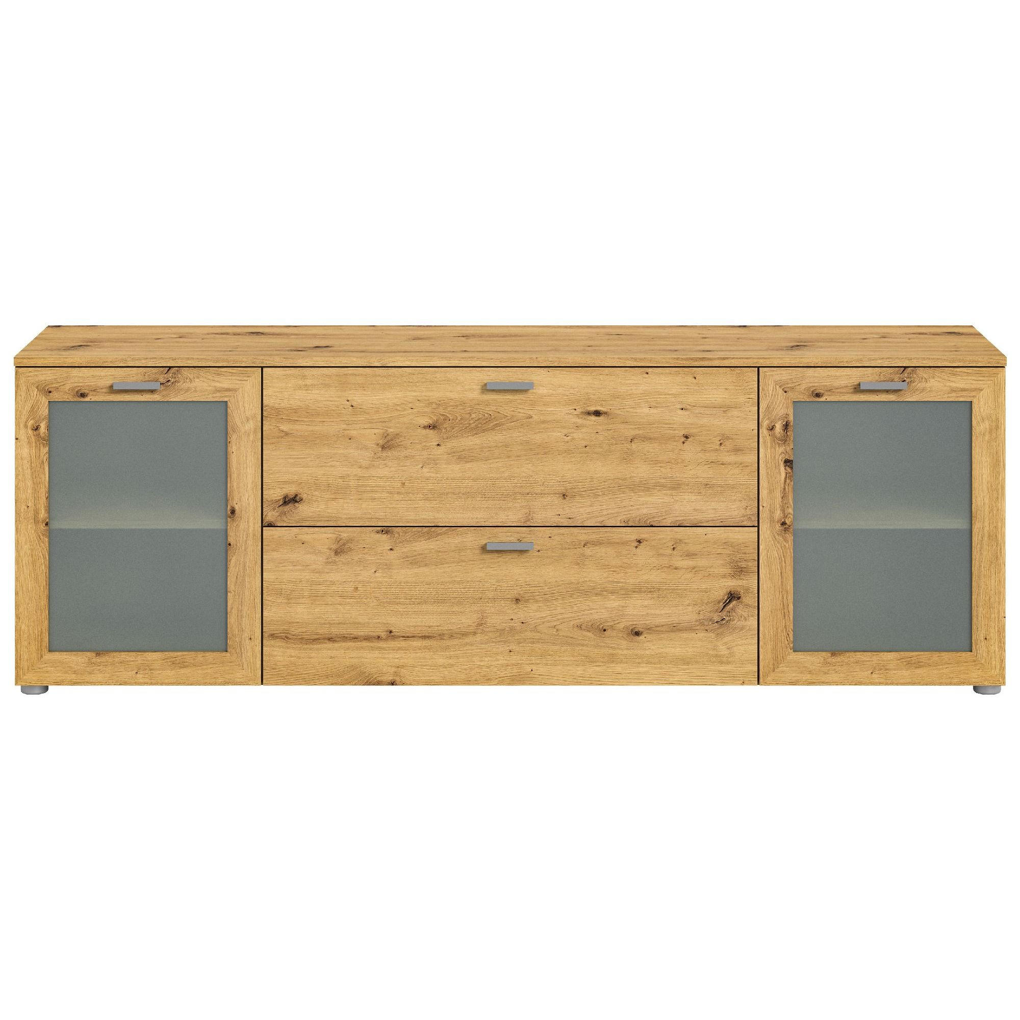 LOWBOARD Xeno 37/180/62 cm - Braun, Holzwerkstoff (180/62/37cm) - Xonox
