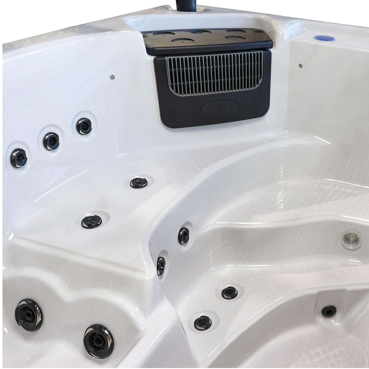 WHIRLPOOL Grand Bend UV Whirlpool - Weiß Hochglanz/Weiß, Kunststoff (228/100/300cm) - Canadian Spa Company