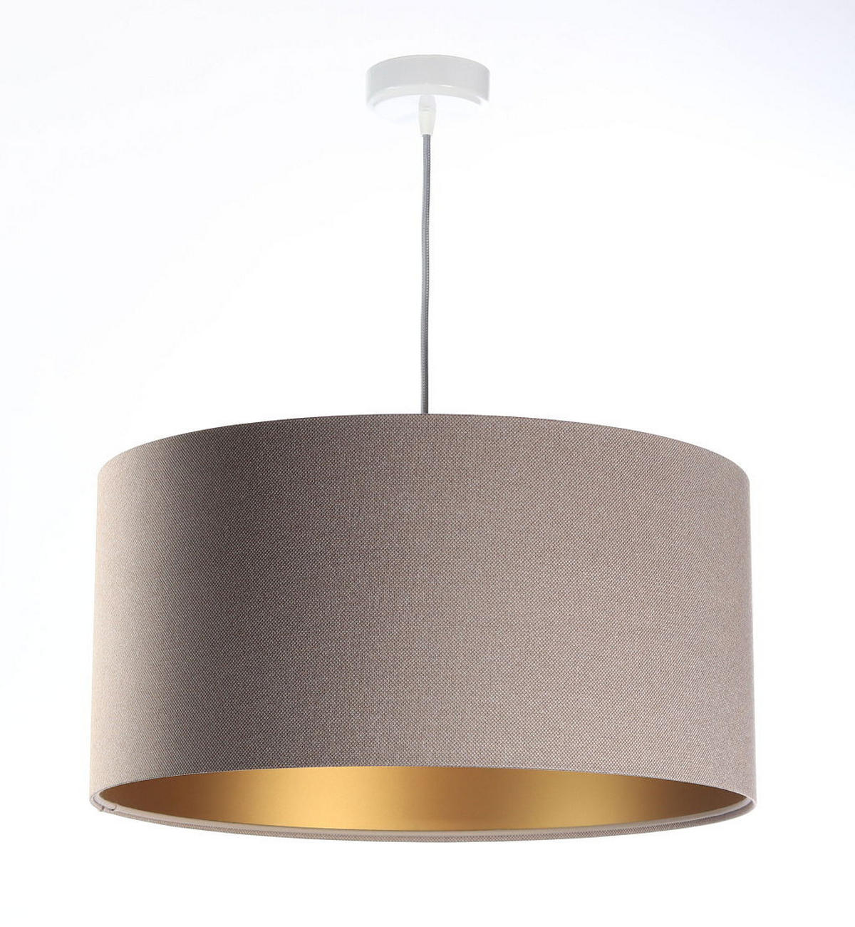 HÄNGELEUCHTE Beige 60/30 cm - Beige/Braun, Kunststoff (60/1.1/30cm) - ONZENO