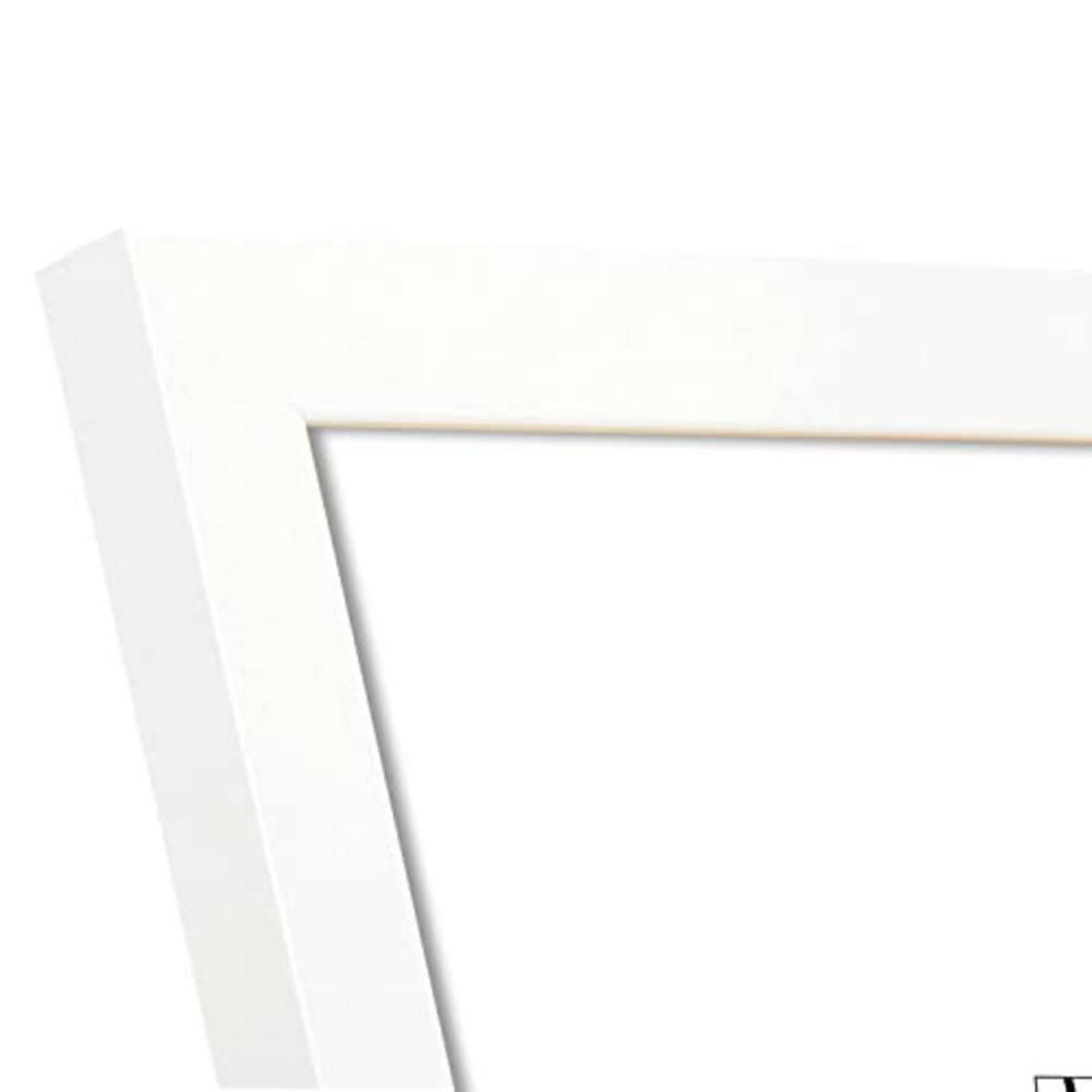 POSTER Set mit 4 Nacht TypografieStil A4 Weißer Rahmen - Weiß, Papier (29.7/3cm) - Nacnic