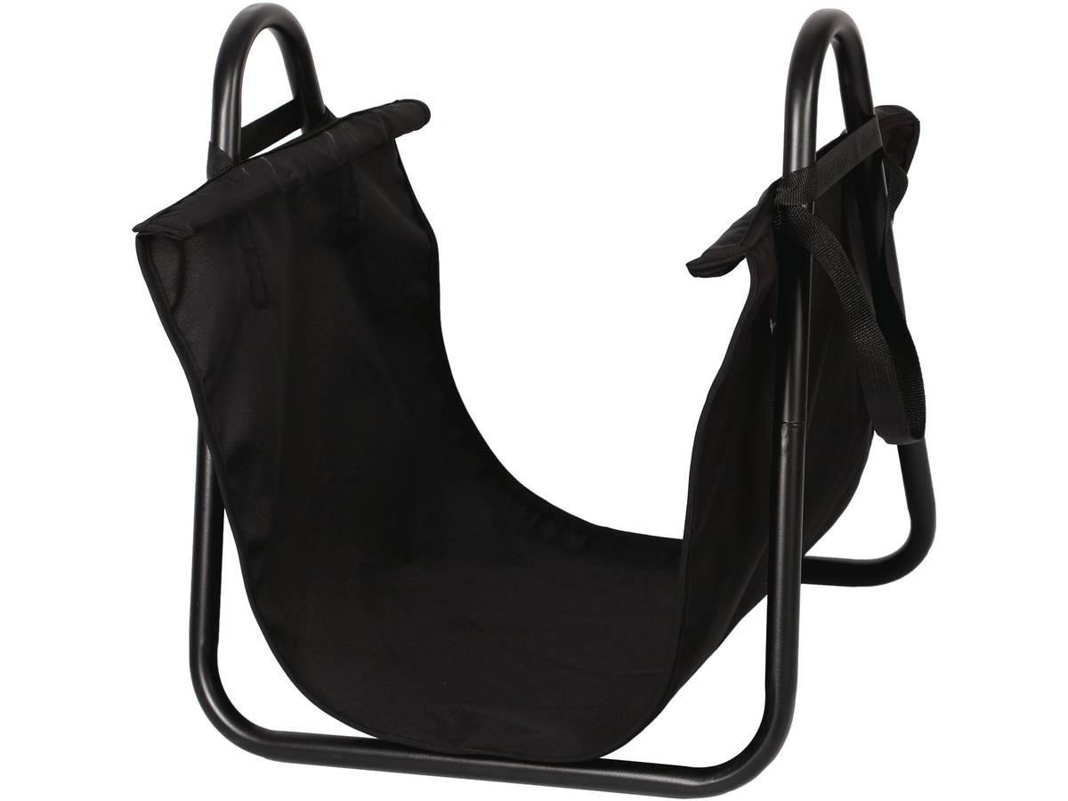 HOLZUNTERSTAND oslo Schwarz - Schwarz, Metall (0.41/0.45cm) - Habitat Garten