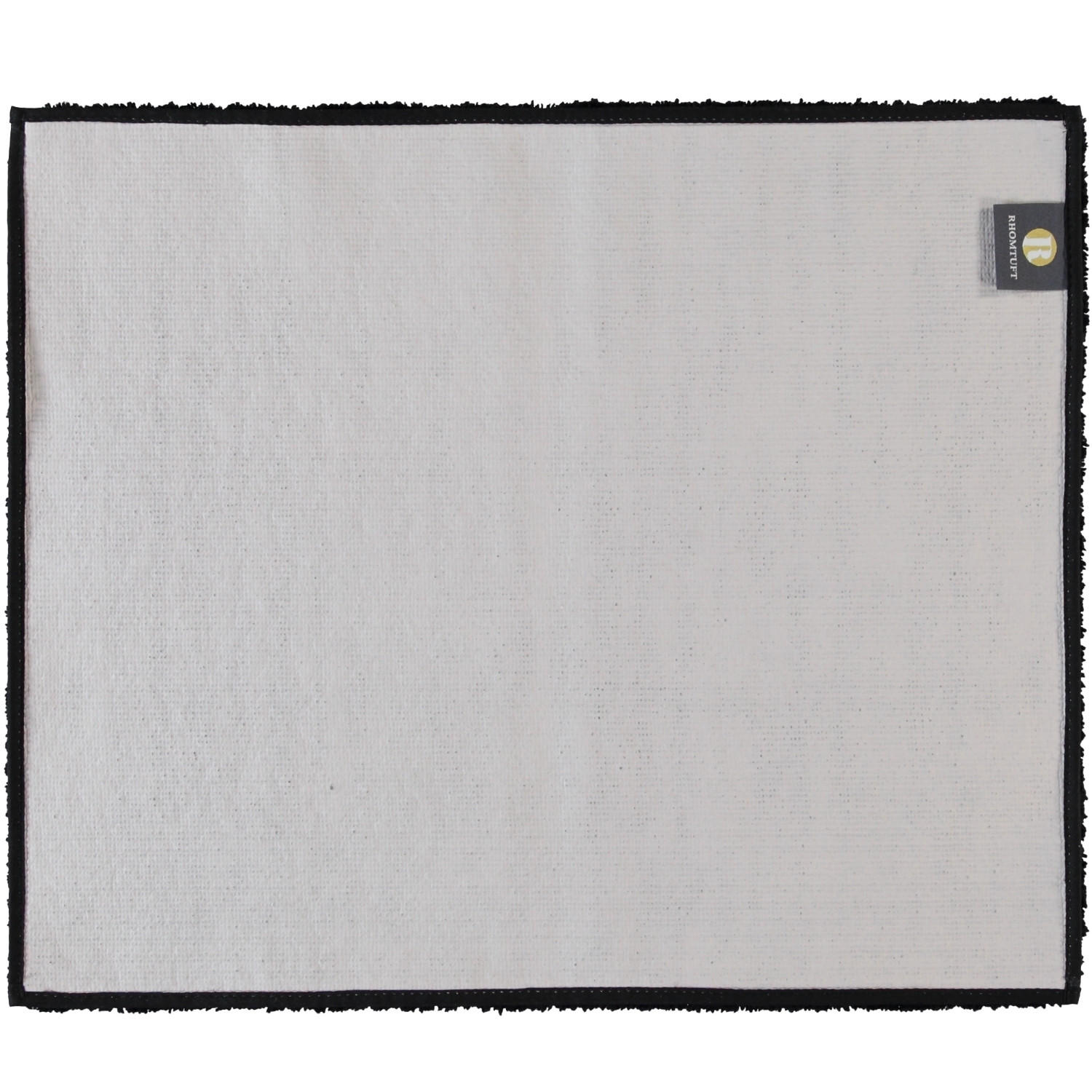 BADTEPPICHE SQUARE SCHWARZ - 15 - Schwarz, Textil (50/60cm) - Rhomtuft