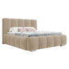 POLSTERBETT Wizko - Chromfarben/Beige, Holz/Holzwerkstoff (160/200cm) - MIRJAN24